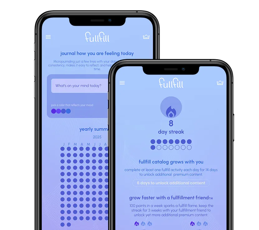 Fullfill app screens side by side
